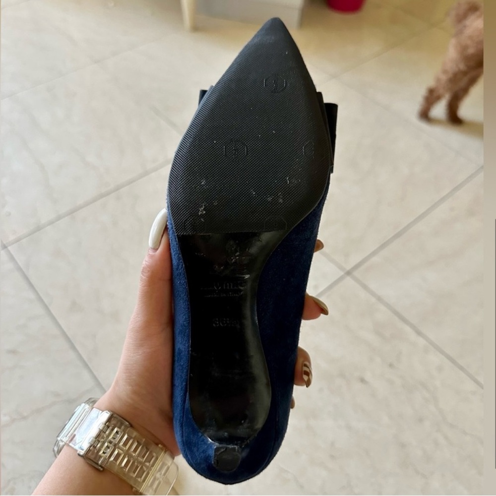 Miu Miu Navy sude heels - Picture 5 of 5